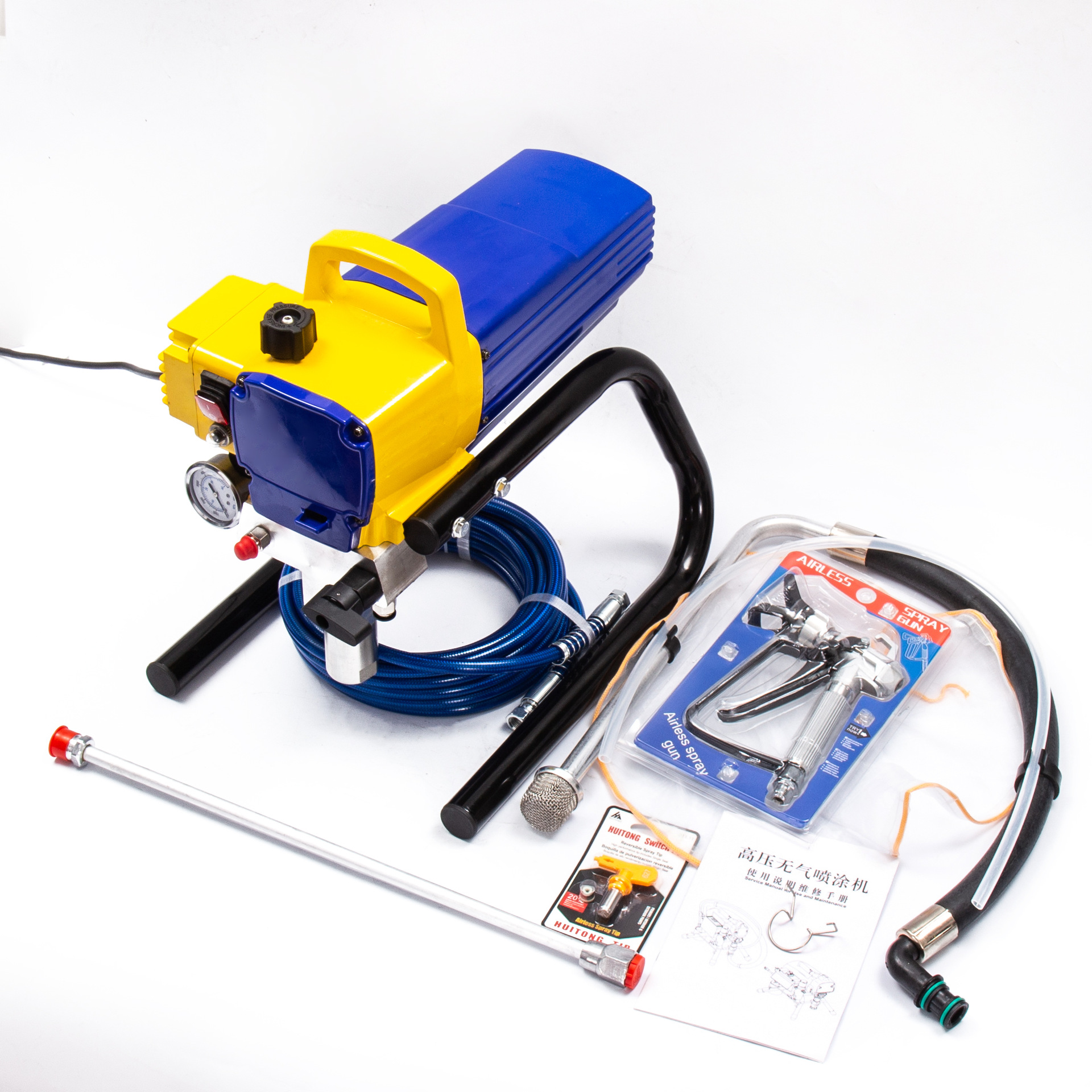 Airless spraying machi